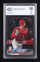 Shohei Ohtani 2018 Topps Update #US189 HL RC (BCCG 10) at PristineAuction.com