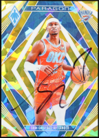 Shai Gilgeous-Alexander Signed 2023-24 Panini Phoenix Paragon Phoenix Yellow Ice #12 #22/175 (JSA) at PristineAuction.com