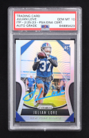 Julian Love Signed 2019 Panini Prizm Prizms #320 RC (PSA | Auto 10) at PristineAuction.com