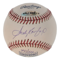 Sandy Koufax Signed LE OML Hall of Fame Logo Baseball (MLB & UDA) at PristineAuction.com