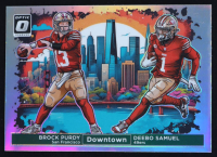 Brock Purdy / Deebo Samuel 2024 Donruss Optic Downtown Duos #2 at PristineAuction.com