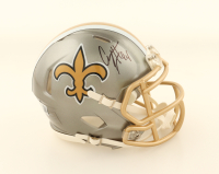 Cameron Jordan Signed Saints Flash Alternate Speed Mini Helmet (Beckett) at PristineAuction.com