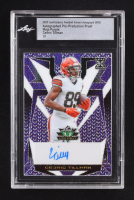 Cedric Tillman 2023 Leaf Eclectic Valiant Autographed Pre-Production Proof Mojo Purple #NNO #1/1 RC at PristineAuction.com