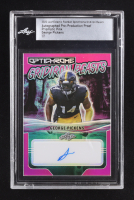 George Pickens 2023 Leaf Eclectic Optichrome Gridiron Beasts Autographed Pre-Production Proof Prismatic Pink #NNO #1/1 at PristineAuction.com
