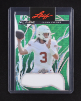 Quinn Ewers 2024 Leaf Flash Pre-Production Proof Green Wave #NNO #1/1 RC at PristineAuction.com