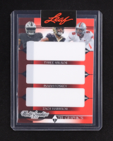 Tyree Wilson / Isaiah Foskey / Zach Harrison 2024 Leaf MultiGraphics Tri-Graphics Pre-Production Proof Prismatic Red #NNO #1/1 at PristineAuction.com