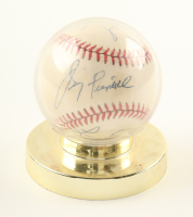 MLB & Cubs Greats ONL Baseball With Display Case Signed By (6) With Jimmy Piersall, Joe Pepitone, Jose Cardenal, Moe Drabowsky (PSA) at PristineAuction.com