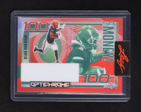 Bijan Robinson 2023 Leaf OptiChrome SO MONEY! Pre-Production Proof Prismatic Red #NNO #1/1 RC at PristineAuction.com