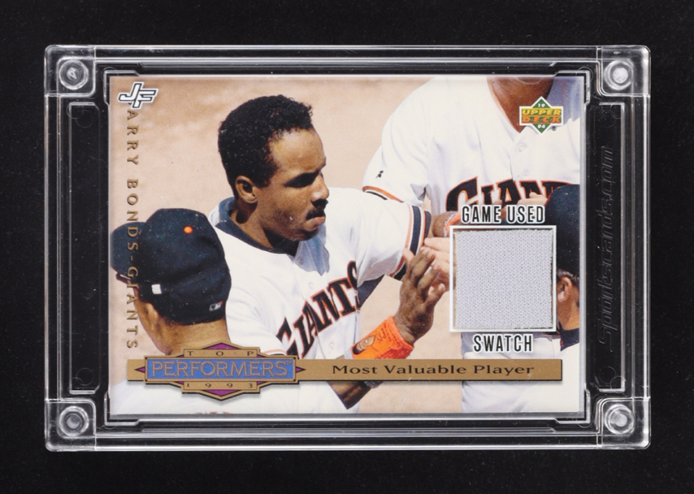 Barry Bonds 1994 Collector's Choice Top Performers #311 W/ Jersey Fusion Game-Used Swatch