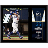 Cody Bellinger Dodgers 2020 MLB World Series Champions Sublimated Plaque Display (Fanatics) at PristineAuction.com