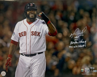 David Ortiz Signed LE Red Sox 16x20 Photo Inscribed "HOF 22", "Boston Strong" & "3X WS Champs" (Fanatics) at PristineAuction.com