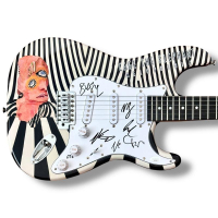 "Cage The Elephant" Custom Melophobia Stratocaster Guitar Band-Signed By (6) with Matt Shultz, Brad Shultz, Daniel Tichenor, Jared Champion (JSA) at PristineAuction.com