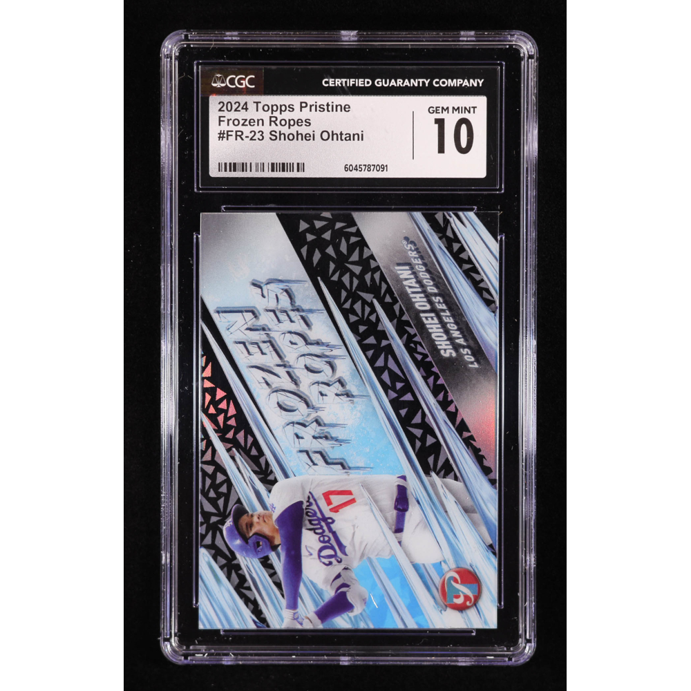 Shohei Ohtani 2024 Topps Pristine Frozen Ropes #FR23 (CGC 10) at PristineAuction.com