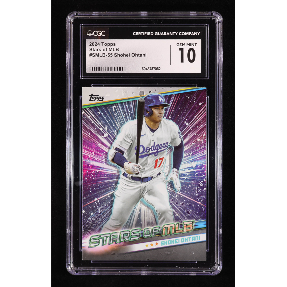 Shohei Ohtani 2024 Topps Stars of MLB #SMLB55 (CGC 10) at PristineAuction.com
