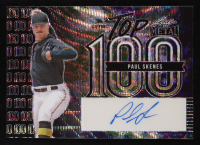 Paul Skenes 2023 Leaf Metal Top 100 Autographs Wave Earth #T1PS1 #1/1 RC at PristineAuction.com