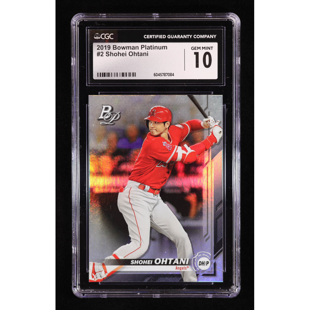 Shohei Ohtani 2019 Bowman Platinum #2 (CGC 10) at PristineAuction.com