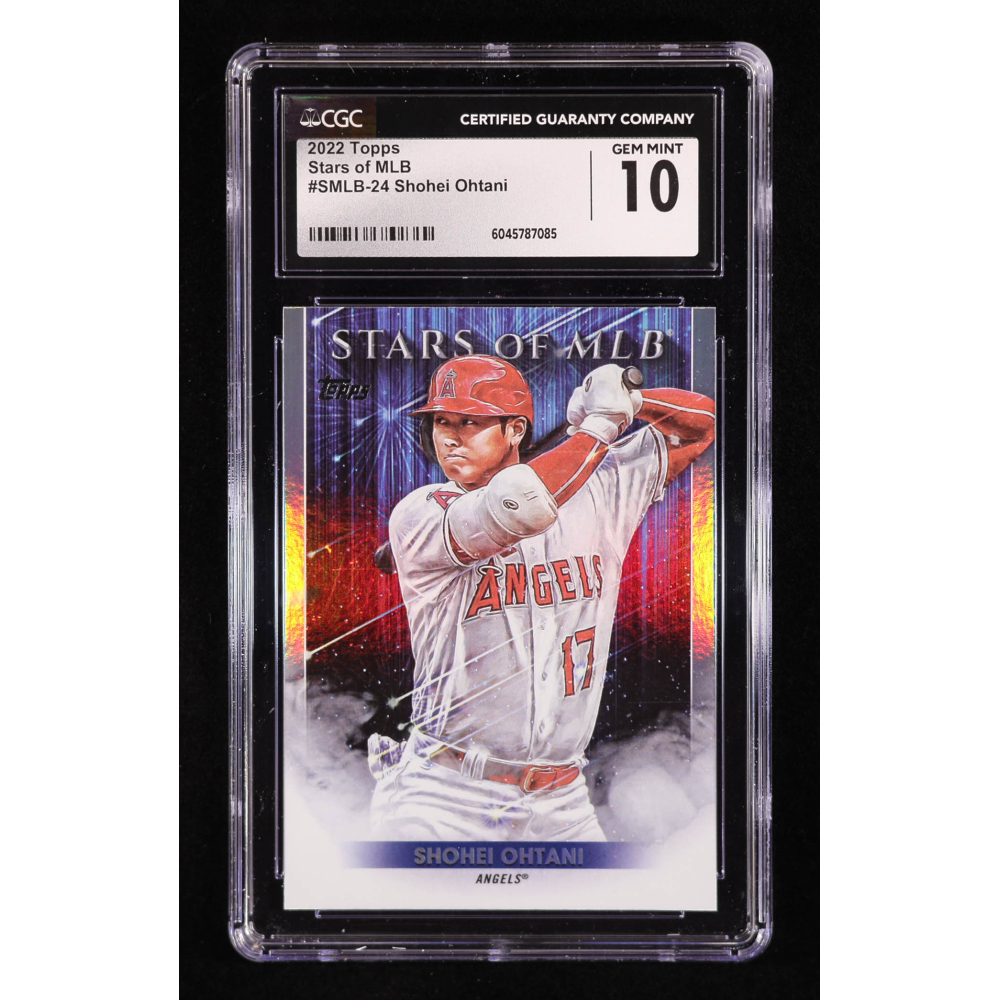 Shohei Ohtani 2022 Topps Stars of MLB #SMLB24 (CGC 10) at PristineAuction.com