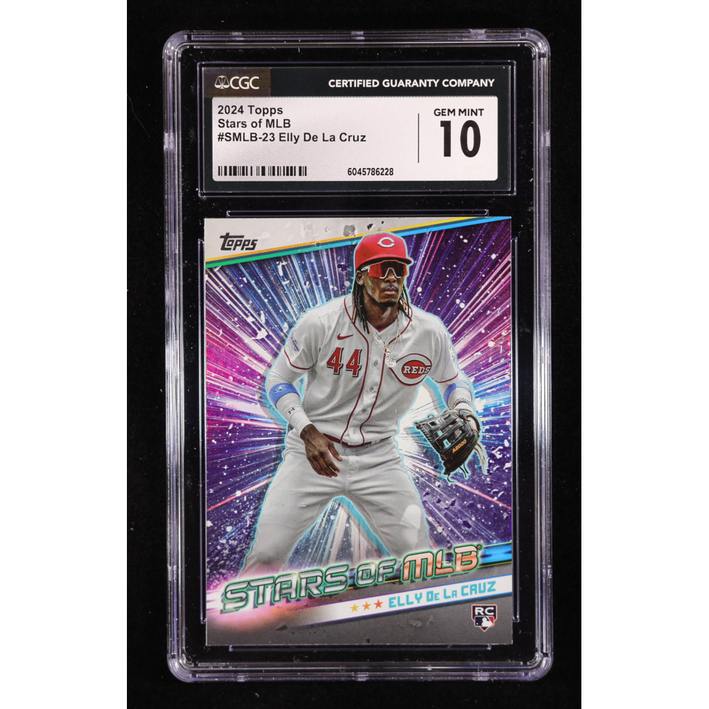 Elly De La Cruz 2024 Topps Stars of MLB #SMLB23 RC (CGC 10) at PristineAuction.com