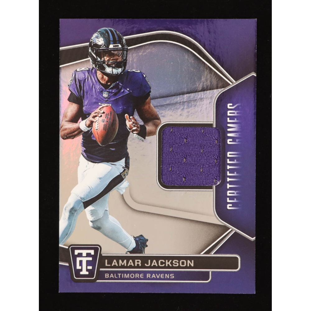 Lamar Jackson 2024 Totally Certified Certified Gamers Jerseys #4 at PristineAuction.com