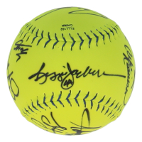 2022 Cactus Jack Foundation Celebrity Softball Classic Softball Signed by (11) With Travis Scott, Metro Boomin, Reggie Jackson, Tracy McGrady (PSA) at PristineAuction.com