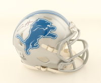 Aidan Hutchinson Signed Lions Speed Mini Helmet (Beckett) at PristineAuction.com