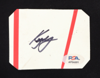 Kevin Harvick Signed 3x5 Race-Used Sheet Metal Piece (PSA) at PristineAuction.com