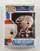 Chevy Chase Signed "National Lampoon's Christmas Vacation" #242 Clark Griswold Funko Pop! Vinyl Figure (JSA) at PristineAuction.com