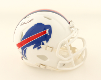 Dalton Kincaid Signed Bills Speed Mini Helmet (Fanatics) at PristineAuction.com