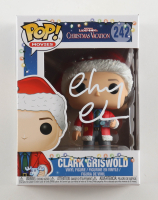 Chevy Chase Signed "National Lampoon's Christmas Vacation" #242 Clark Griswold Funko Pop! Vinyl Figure (JSA) at PristineAuction.com
