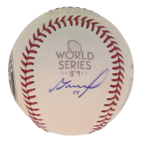 Jose Altuve Signed Official 2017 World Series Logo Baseball (MLB) at PristineAuction.com