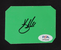 Kevin Harvick Signed 3x3.5 Race-Used Sheet Metal Piece (PSA) at PristineAuction.com