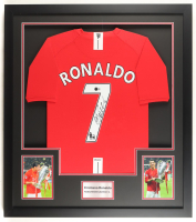 Cristiano Ronaldo Signed Custom Framed Jersey Display (Beckett) at PristineAuction.com