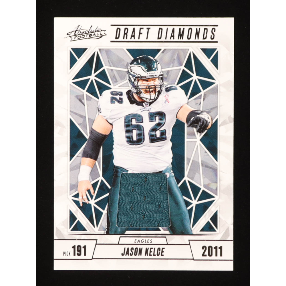 Jason Kelce 2024 Absolute Draft Diamonds Jerseys #6 at PristineAuction.com