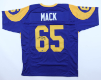 Tom Mack Signed Jersey Inscribed "HOF 99" (Schwartz) at PristineAuction.com