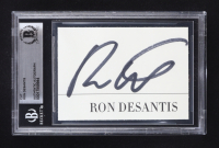 Ron DeSantis Signed Cut (BGS) at PristineAuction.com