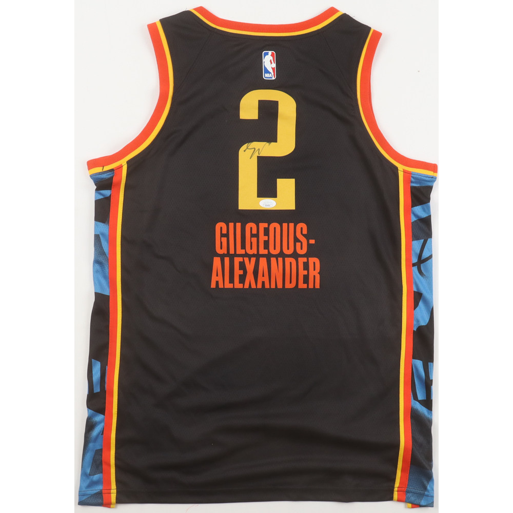 Shai Gilgeous-Alexander Signed Thunder Nike Authentic Jersey (JSA) at PristineAuction.com