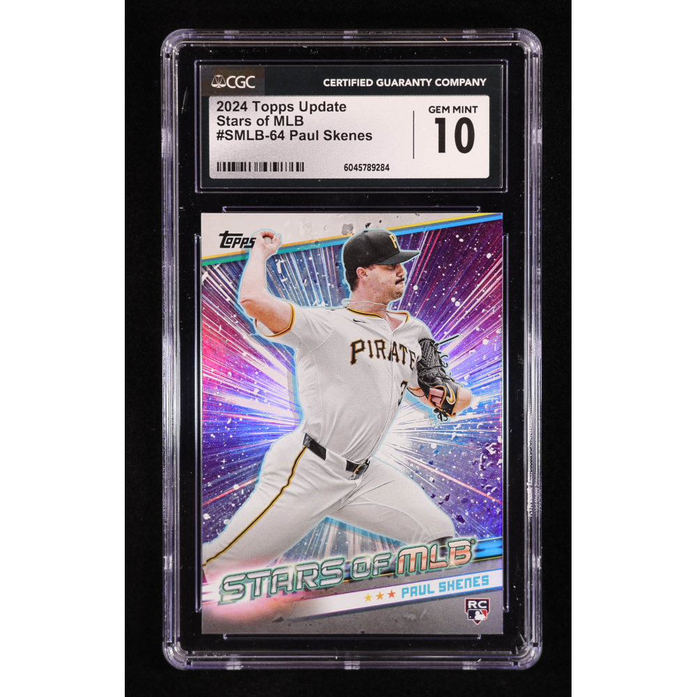 Paul Skenes 2024 Topps Update Stars of MLB #SMLB64 RC (CGC 10) at PristineAuction.com