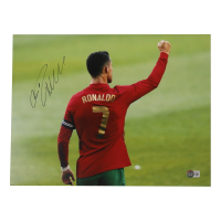 Cristiano Ronaldo Signed 12x16 Photo (Beckett) at PristineAuction.com