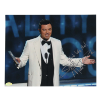 Seth MacFarlane Signed 11x14 Photo Inscribed "God Help Me!" (USA SM) at PristineAuction.com