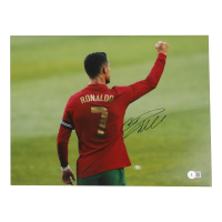 Cristiano Ronaldo Signed 12x16 Photo (Beckett) at PristineAuction.com