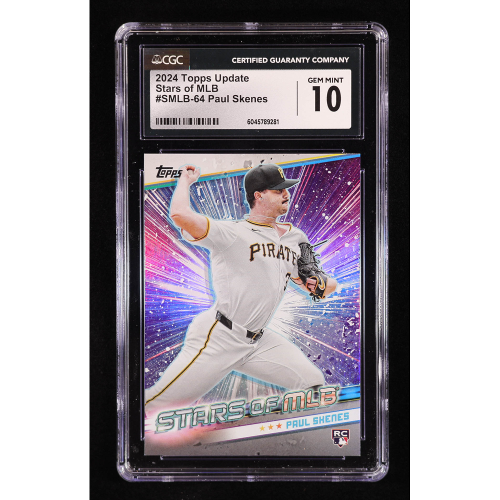 Paul Skenes 2024 Topps Update Stars of MLB #SMLB64 RC (CGC 10) at PristineAuction.com
