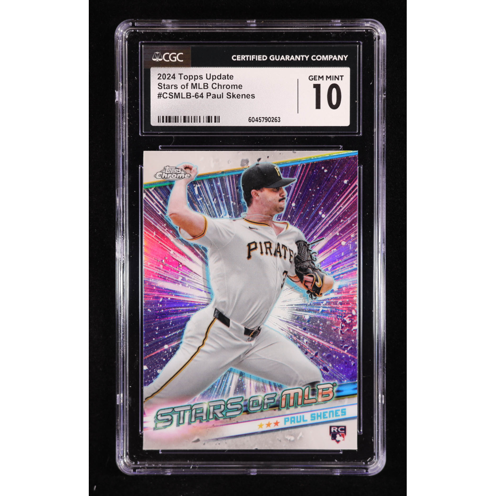 Paul Skenes 2024 Topps Update Stars of MLB Chrome #CSMLB64 RC (CGC 10) at PristineAuction.com