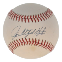 Jim "Catfish" Hunter Signed OAL Baseball (PSA) at PristineAuction.com