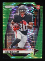 Jase McLellan 2024 Panini Prizm Prizms Neon Green Pulsar #342 RC at PristineAuction.com