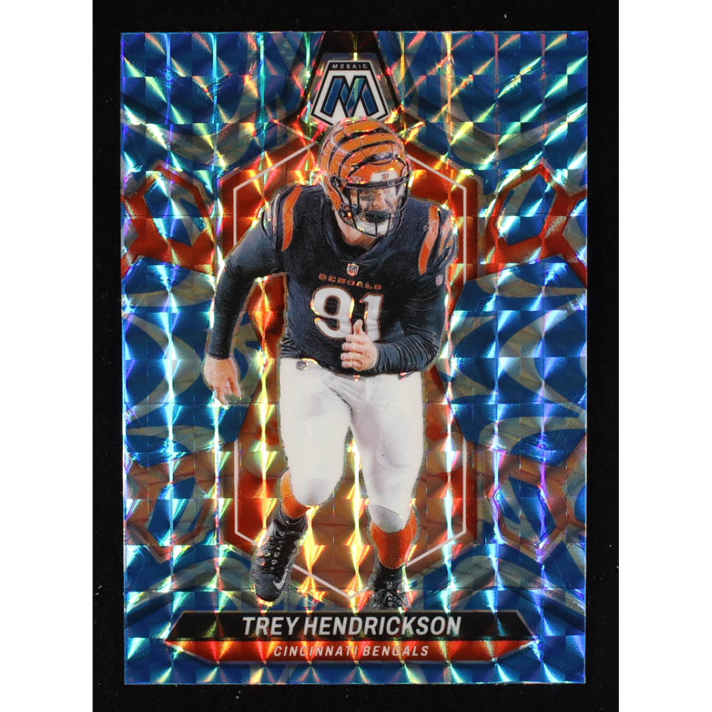 Trey Hendrickson 2024 Panini Mosaic Mosaic Reactive Blue #48 at PristineAuction.com