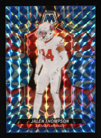 Jalen Thompson 2024 Panini Mosaic Mosaic Reactive Blue #6 at PristineAuction.com