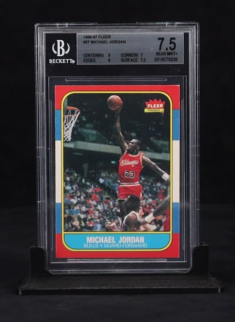 Michael Jordan 1986-87 Fleer #57 RC (BGS 7.5) at PristineAuction.com
