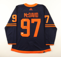 Connor McDavid Signed Oilers Adidas Authentic Jersey (JSA) at PristineAuction.com