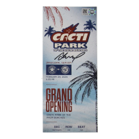 Jose Altuve Signed 2024 Travis Scott's Cacti Park Grand Opening Commemorative Ticket (MLB) at PristineAuction.com