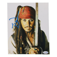 Johnny Depp Signed "Pirates of the Caribbean" 8x10 Photo (ACOA) at PristineAuction.com
